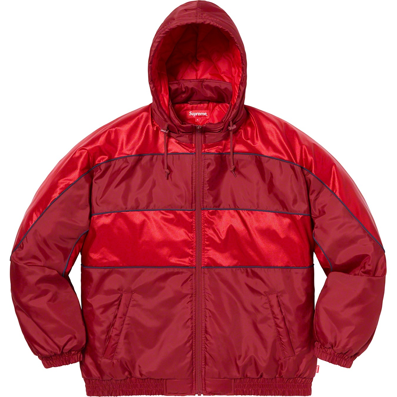Sports Piping Puffy Jacket view 17